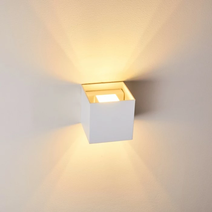 Hofstein Badajoz Wandleuchte Weiß, 1-flammig – Bild 13