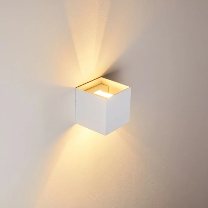 Hofstein Badajoz Wandleuchte Weiß, 1-flammig – Bild 19