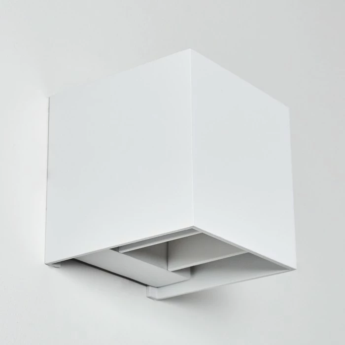 Hofstein Badajoz Wandleuchte Weiß, 1-flammig – Bild 5