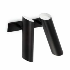 Faro Barcelona Link Wandleuchte Schwarz, 2-flammig