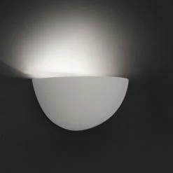 Faro Barcelona Snow Wandleuchte Wei&szlig;, 1-flammig