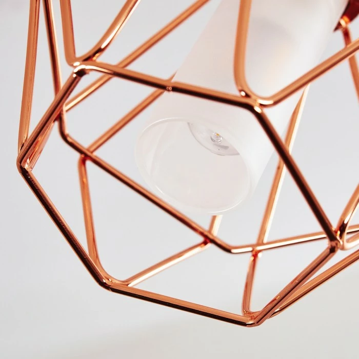 Hofstein Ferrand Wandleuchte LED Kupferfarben, 1-flammig – Bild 12