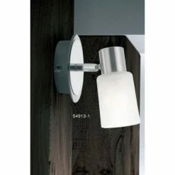 Globo KATI Strahler Nickel-Matt, Chrom, Edelstahl, 1-flammig