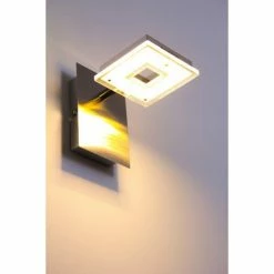 Globo Kerstin Wandleuchte LED Nickel-Matt, 1-flammig