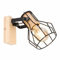 Globo MARIA Wandleuchte Braun, 1-flammig