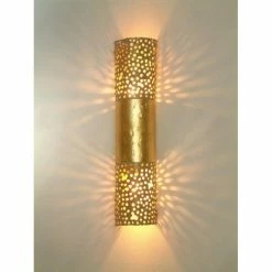 Holl&auml;nder AMAZONE Wandleuchte Gold, 2-flammig