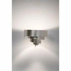 Holl&auml;nder BANDEROLE Wandleuchte Silber, 1-flammig