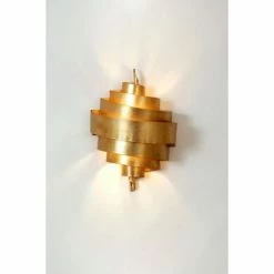 Holl&auml;nder BANDEROLE Wandleuchte Gold, 1-flammig