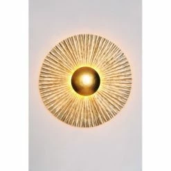 Holl&auml;nder BRONZO Wandleuchte Silber, Gold, 1-flammig