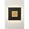 Holl&auml;nder ECLIPSE Wandleuchte LED Schwarz, Braun, Gold, 1-flammig