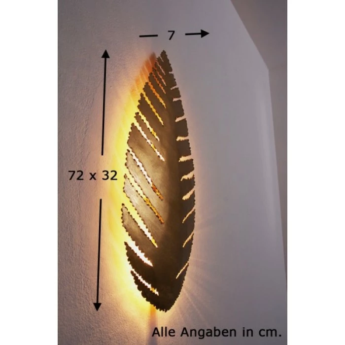 Holländer PIETRO Wandleuchte Messing, Gold, 2-flammig – Bild 2