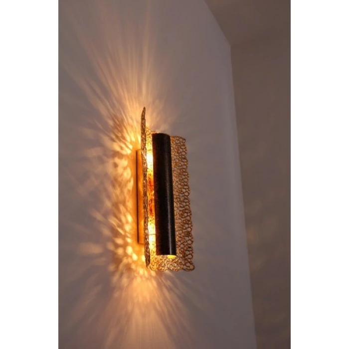 Holländer UTOPISTICO Wandleuchte Braun, Gold, 2-flammig – Bild 3