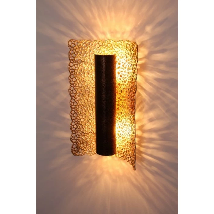 Holländer UTOPISTICO Wandleuchte Braun, Gold, 2-flammig – Bild 4