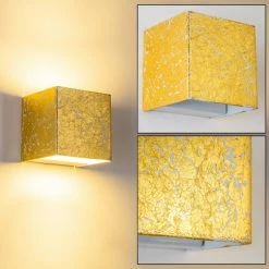 Hofstein Olbia Wandleuchte LED Gold, 1-flammig