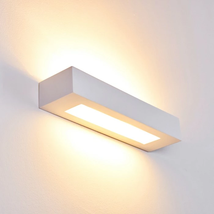 Hofstein Paglia Wandleuchte Weiß, 2-flammig – Bild 6