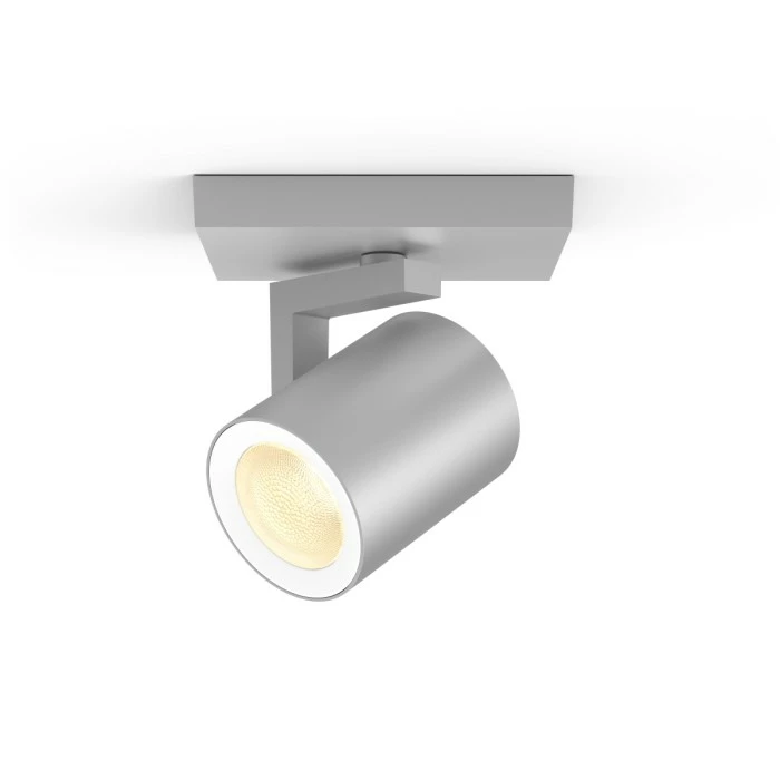 Philips Leuchten Philips Hue Ambiance White & Color Argenta Wand-/Deckenspot Erweiterung Silber, 1-flammig, Farbwechsler – Bild 3