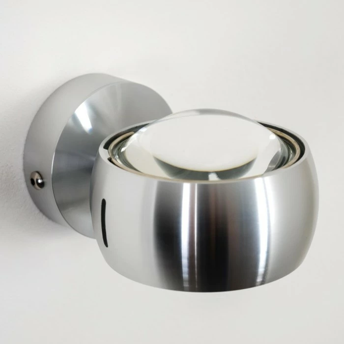 Hofstein Sapri Wandleuchte Silber, 1-flammig – Bild 8