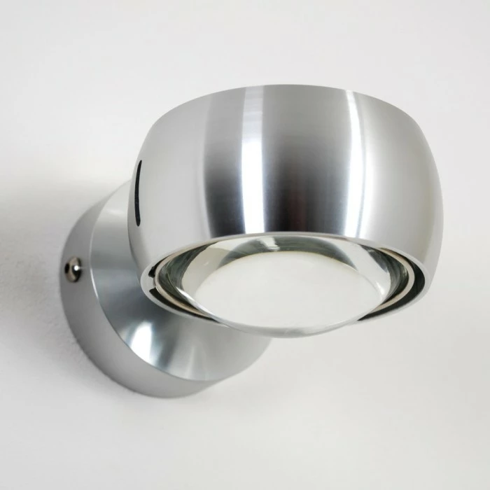 Hofstein Sapri Wandleuchte Silber, 1-flammig – Bild 10