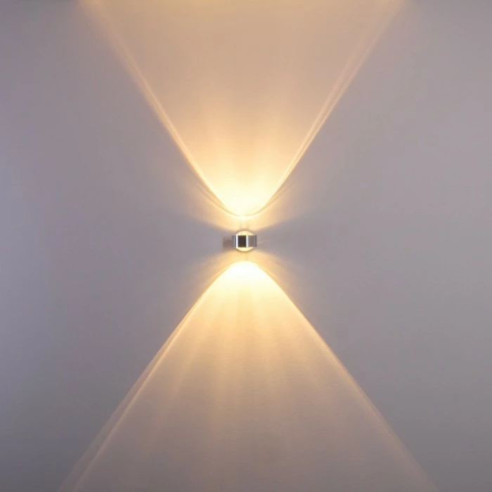 Hofstein Sapri Wandleuchte Chrom, 1-flammig – Bild 7