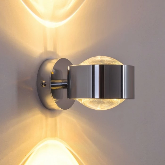 Hofstein Sapri Wandleuchte Chrom, 1-flammig – Bild 8