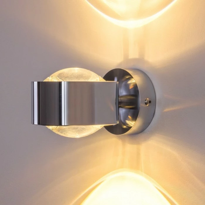 Hofstein Sapri Wandleuchte Chrom, 1-flammig – Bild 9