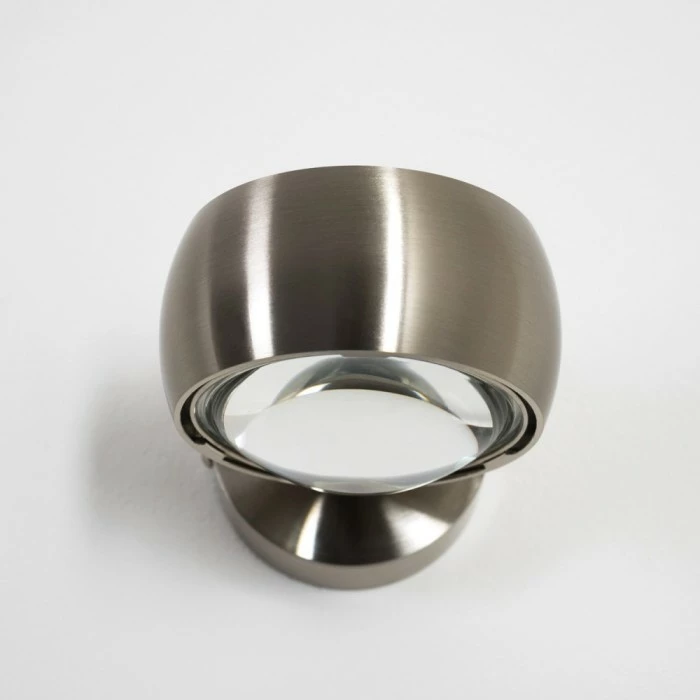 Hofstein Sapri Wandleuchte Nickel-Matt, 1-flammig – Bild 6