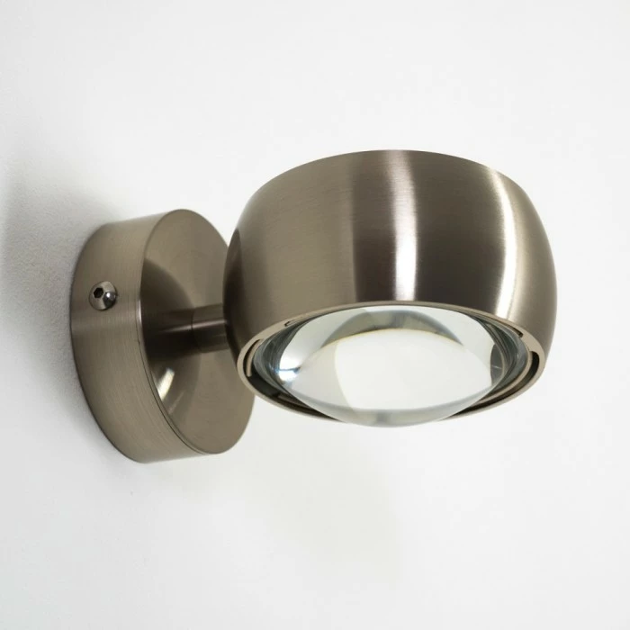 Hofstein Sapri Wandleuchte Nickel-Matt, 1-flammig – Bild 10