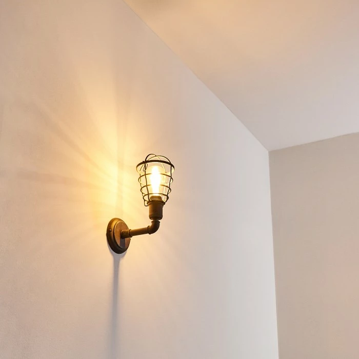 Hofstein Taggia Wandleuchte Rostfarben, 1-flammig – Bild 3