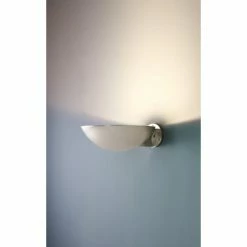 Tecnolumen MSW 27 Wandleuchte Nickel gl&auml;nzend, 1-flammig