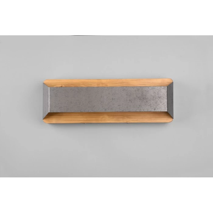 Trio Leuchten Arino Wandleuchte LED Nickel-Matt, Dunkelbraun, 1-flammig – Bild 6