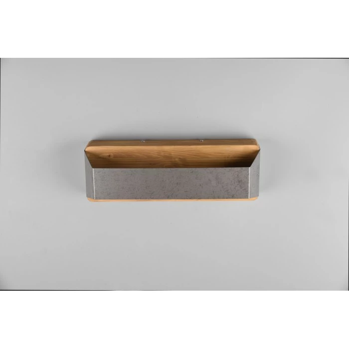 Trio Leuchten Arino Wandleuchte LED Nickel-Matt, Dunkelbraun, 1-flammig – Bild 8