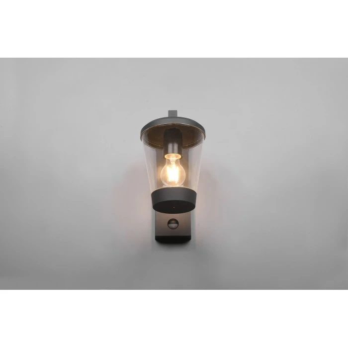 Trio Leuchten Cavado Wandleuchte Anthrazit, 1-flammig, Bewegungsmelder – Bild 3