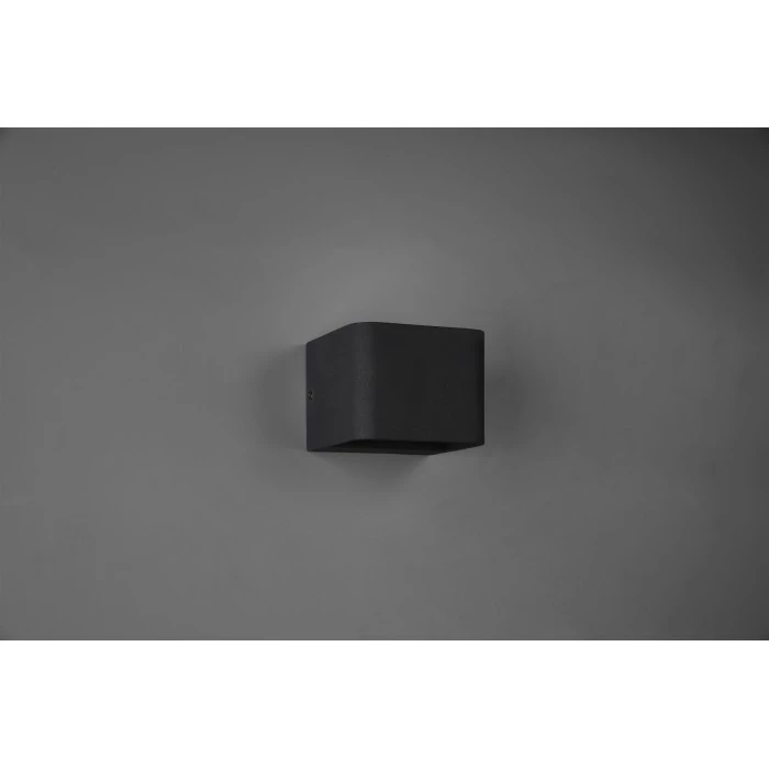 Trio Leuchten Melvin Wandleuchte LED Schwarz, 1-flammig – Bild 3