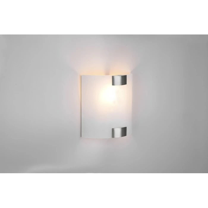 Trio Leuchten Pura Wandleuchte Nickel-Matt, 1-flammig