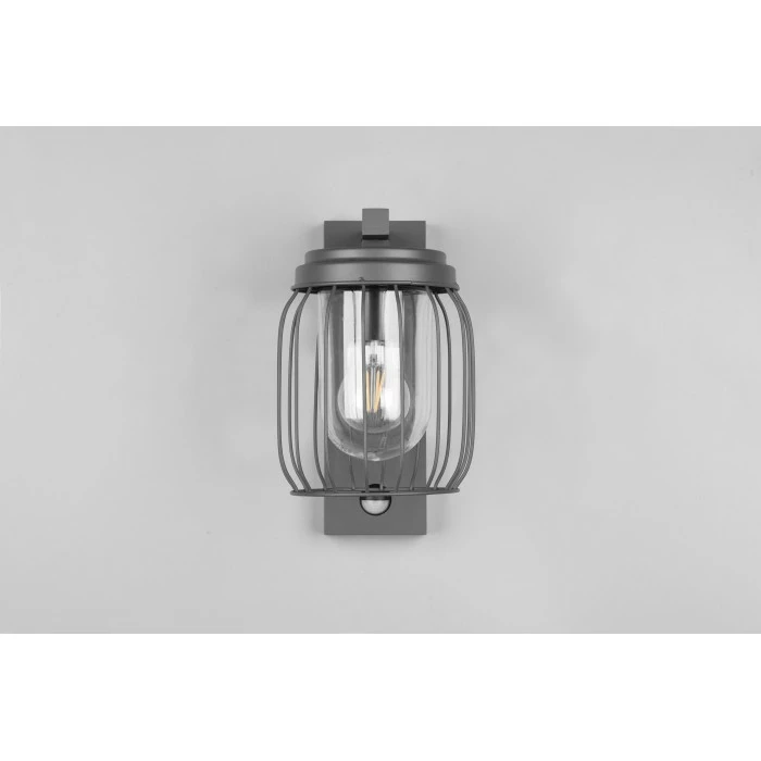 Trio Leuchten Tuela Wandleuchte Anthrazit, 1-flammig, Bewegungsmelder – Bild 10