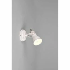 Trio Leuchten Trio Steam Wandleuchte Wei&szlig;, Antik, 1-flammig