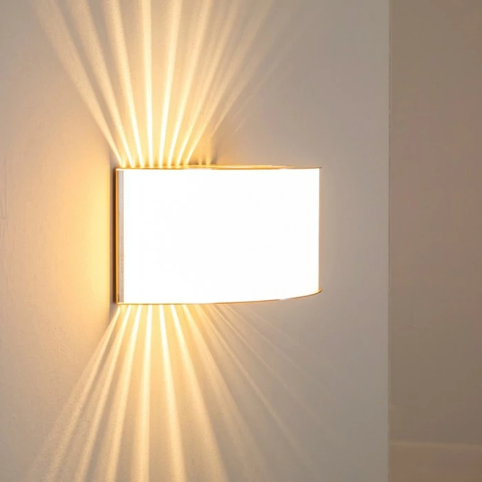 Hofstein Wandleuchte Pesaro Nickel-Matt, 1-flammig – Bild 13