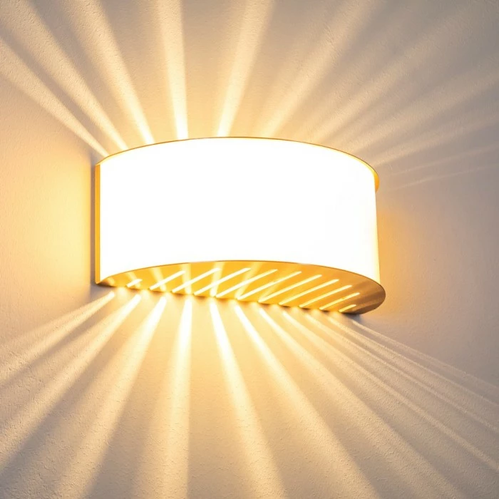 Hofstein Wandleuchte Pesaro Nickel-Matt, 1-flammig – Bild 14