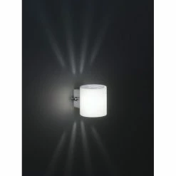 Wofi Leuchten Wofi AQABA Wandleuchte Nickel-Matt, 1-flammig