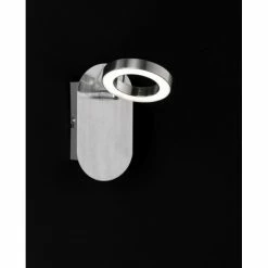 Wofi Leuchten Wofi MONZA Wandleuchte LED Nickel-Matt, 1-flammig